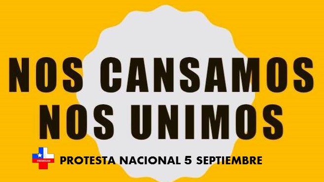 Fremesam se adhiere a la Protesta Nacional 5 Septiembre 2019